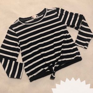 Crewcuts tie-front top